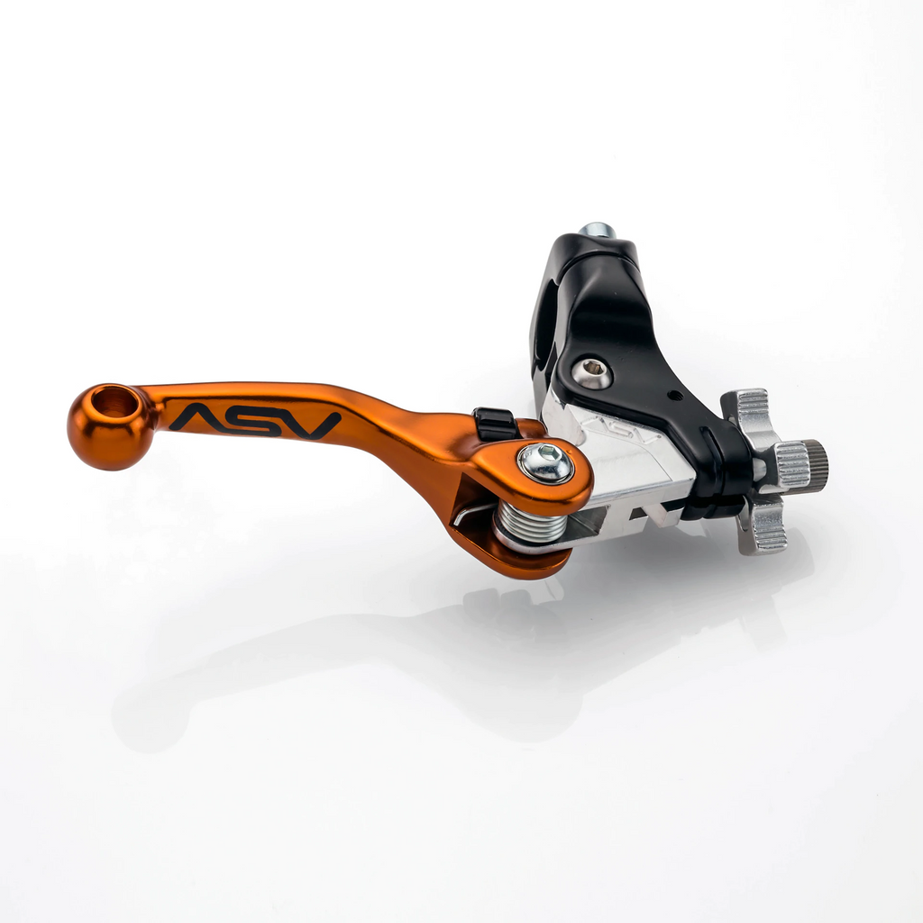 ASV F4 Series Off-Road Brake Lever with perch for cable operated front drum brakes # BDF405SX - Howling Moto