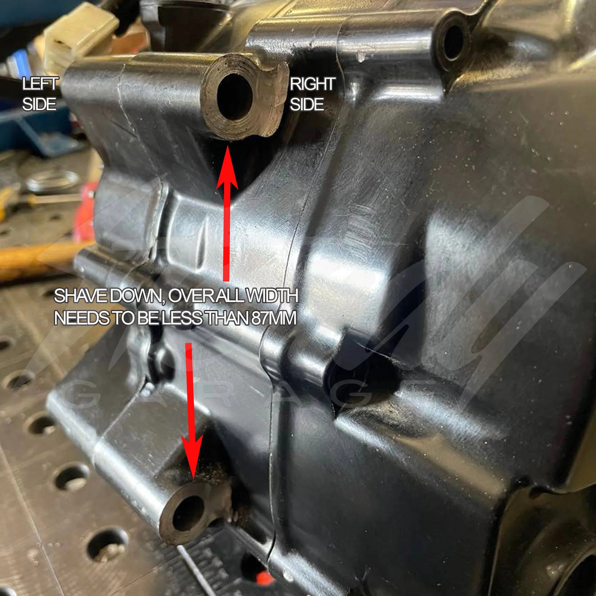Chimera Engineering 4 Speed Honda Grom Engine Swap Mount Kit for 5 Speed Chassis (2022+) - Howling Moto
