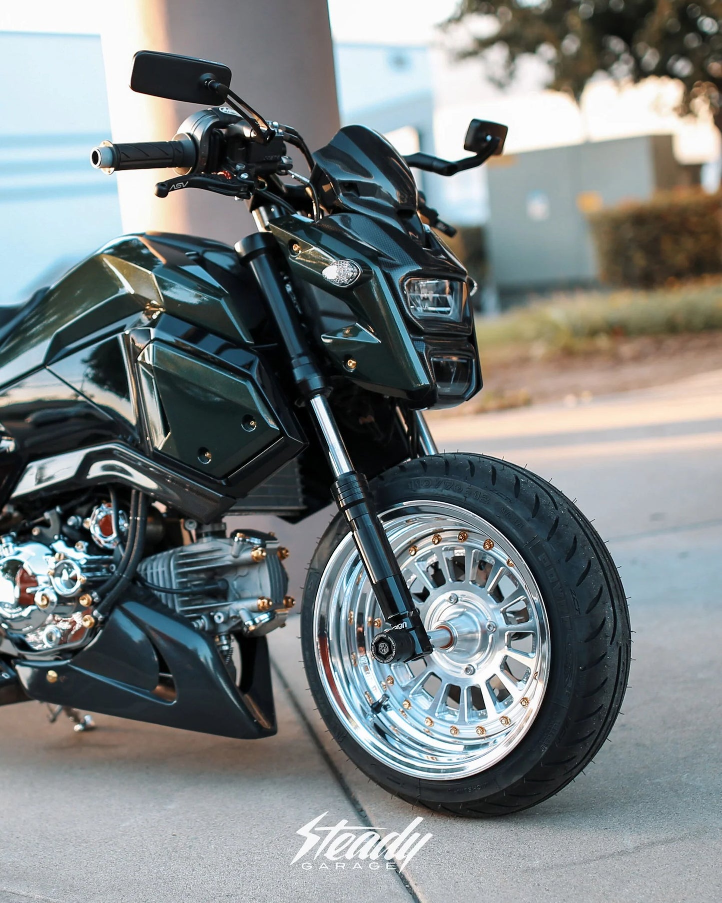 Chimera Engineering Front Hub 4x90mm NON-ABS - Honda Grom Monkey 125 (2014-2020) - Howling Moto