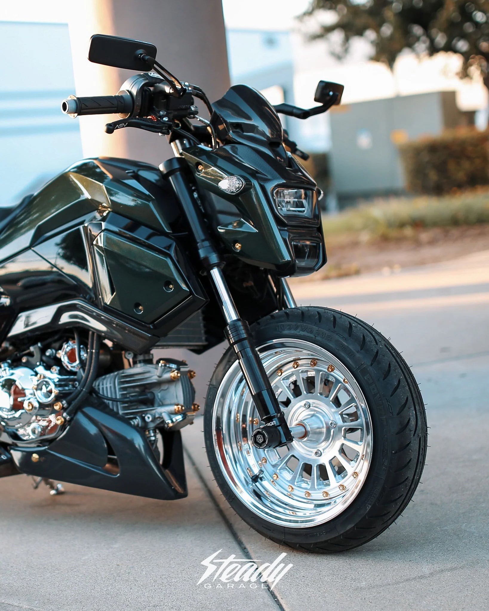 Chimera Engineering Front Hub 4x90mm NON-ABS - Honda Grom Monkey 125 (2014-2020) - Howling Moto