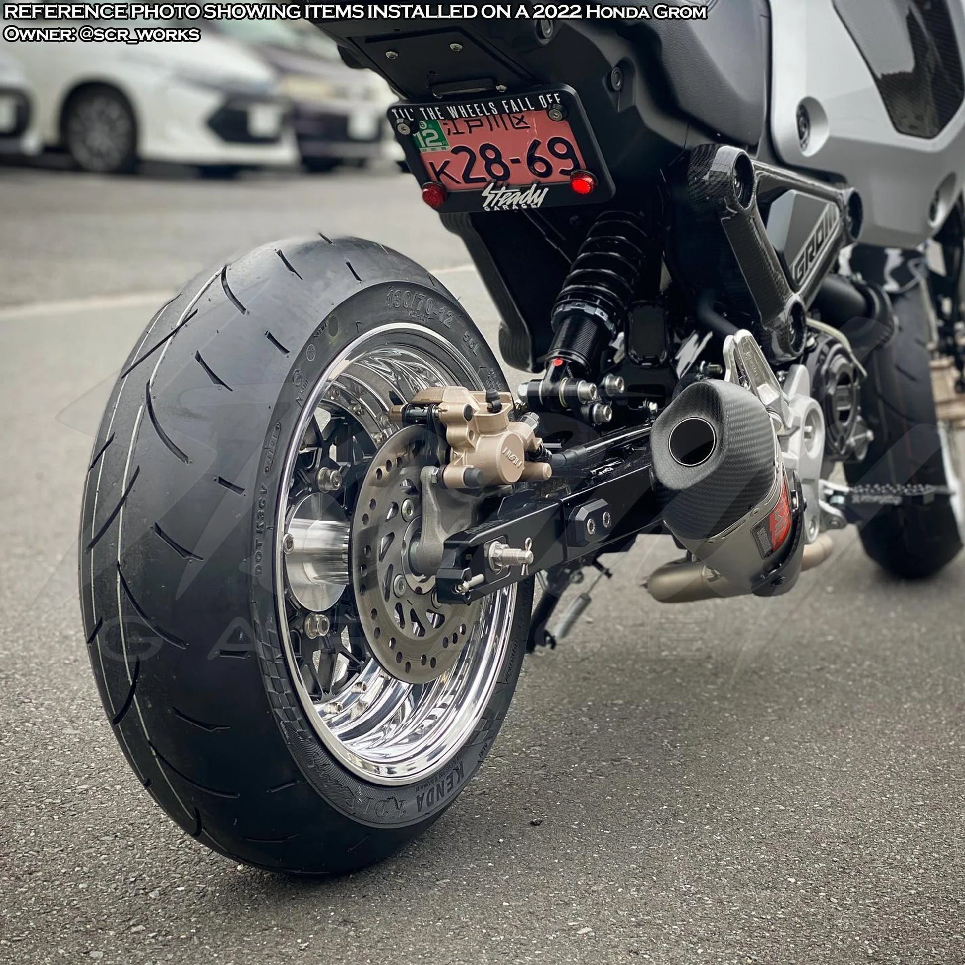 Chimera Engineering Rear Hub 4x110 - Honda Grom & Monkey 125 (All Years) - Howling Moto