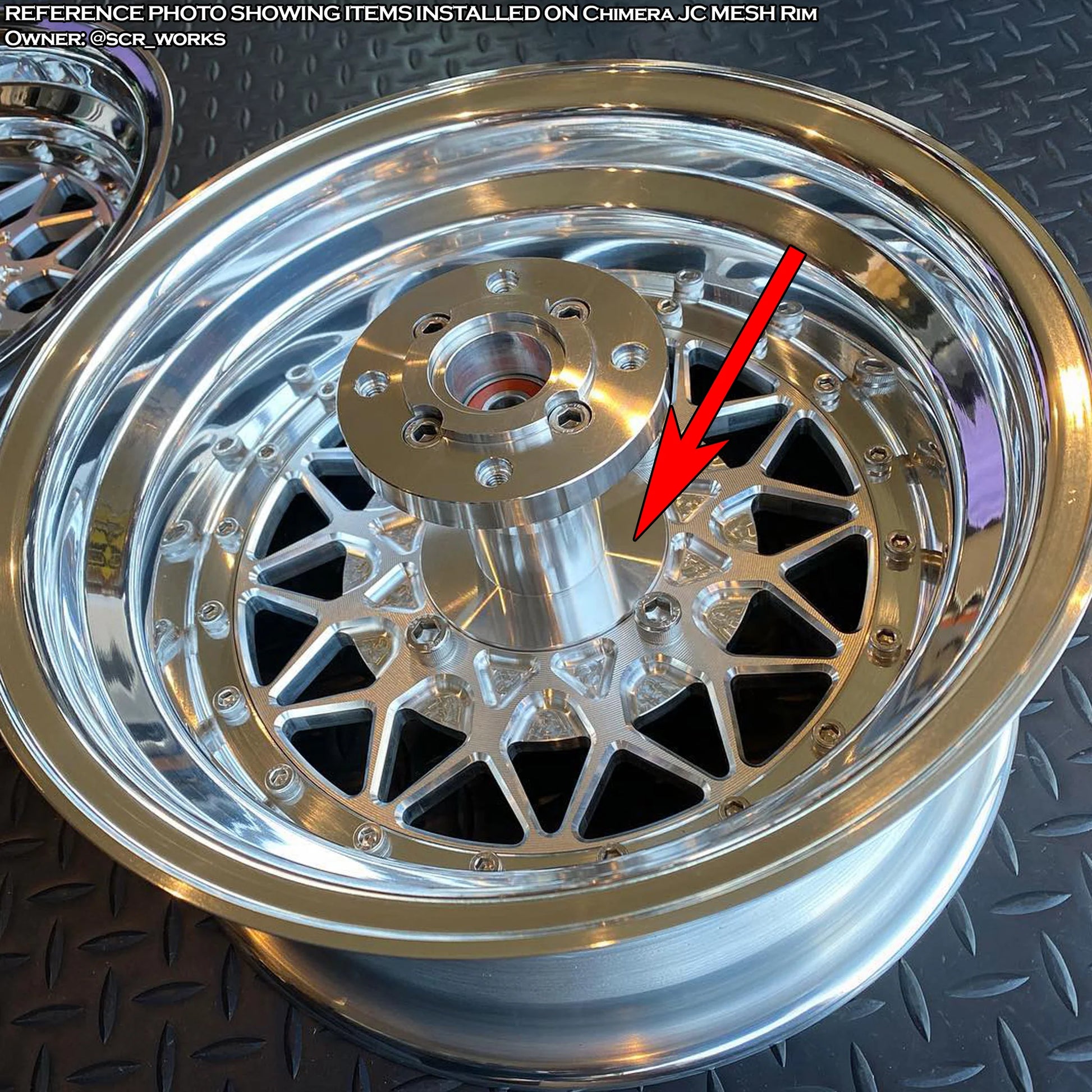 Chimera Engineering Rear Hub 4x110 - Honda Grom & Monkey 125 (All Years) - Howling Moto