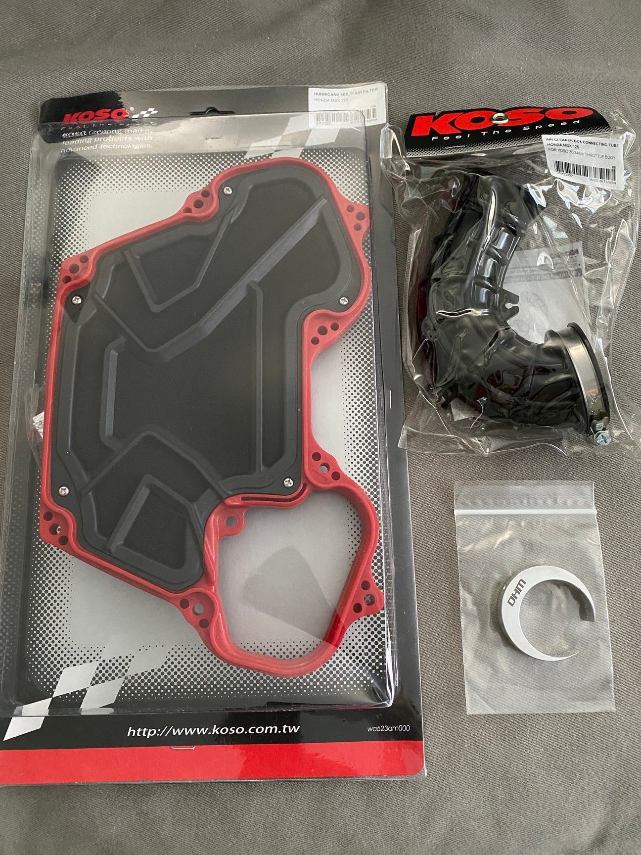 DHM Stock Airbox Mod Kit for Honda Grom (does not fit Monkey) - Howling Moto