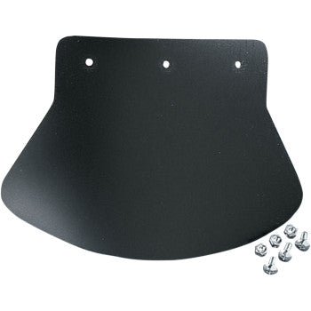 Drag Specialties Mud Flap - Plain - 9.5" W x 6.5" H - Howling Moto