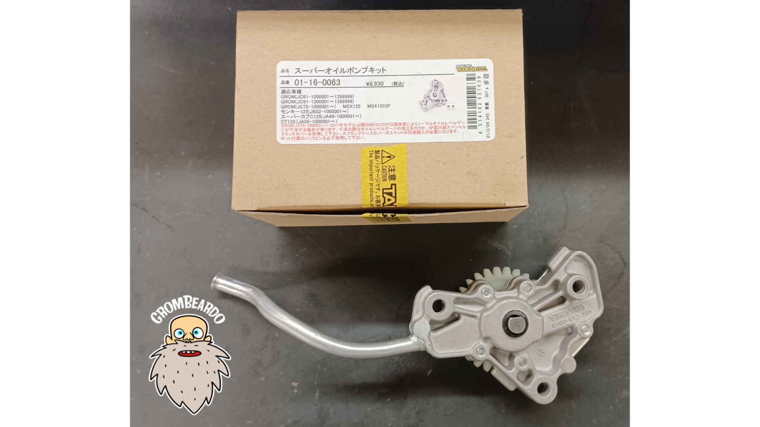 TAKEGAWA BeardoPumps for Honda Grom OG/SF Wheelies - Howling Moto