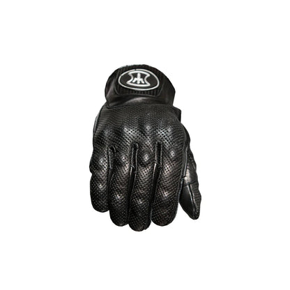 HEROIC ST-R Pro FTR Covered Knuckle Shorty Gloves - Black - Howling Moto