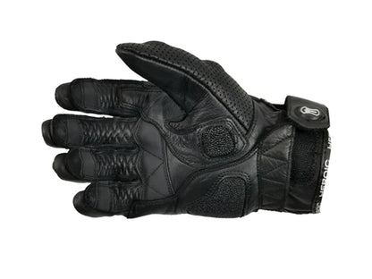 HEROIC ST-R Pro FTR Shorty Gloves - Black - Howling Moto