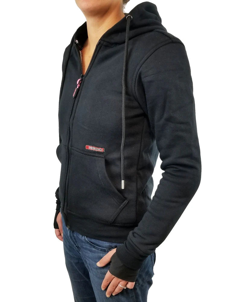HEROIC Women's TRIDAVAR Armored Hoodie - Howling Moto