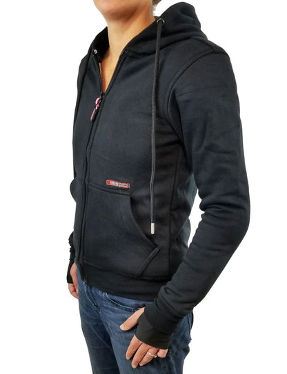 HEROIC Women's TRIDAVAR Armored Hoodie - Howling Moto