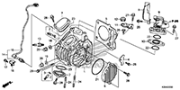 Honda OEM Top End Rebuild Kit Grom 2014-2020 - Howling Moto