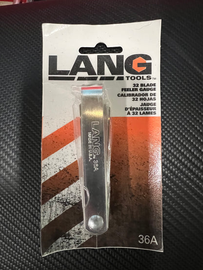 Lang Tools Feeler Gauge Set 32 sizes