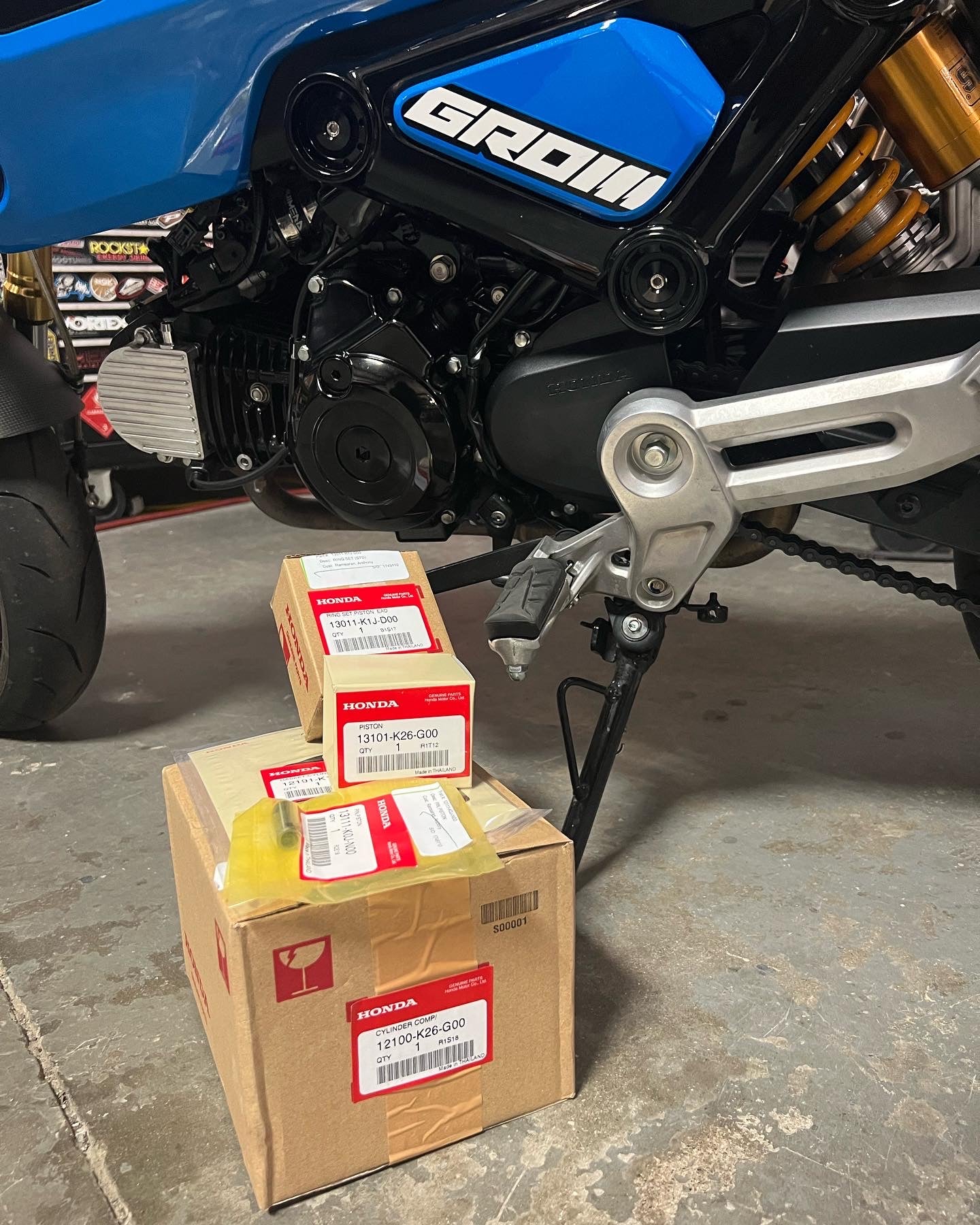 2022+ Honda Grom OEM Stock Top End Rebuild Kit