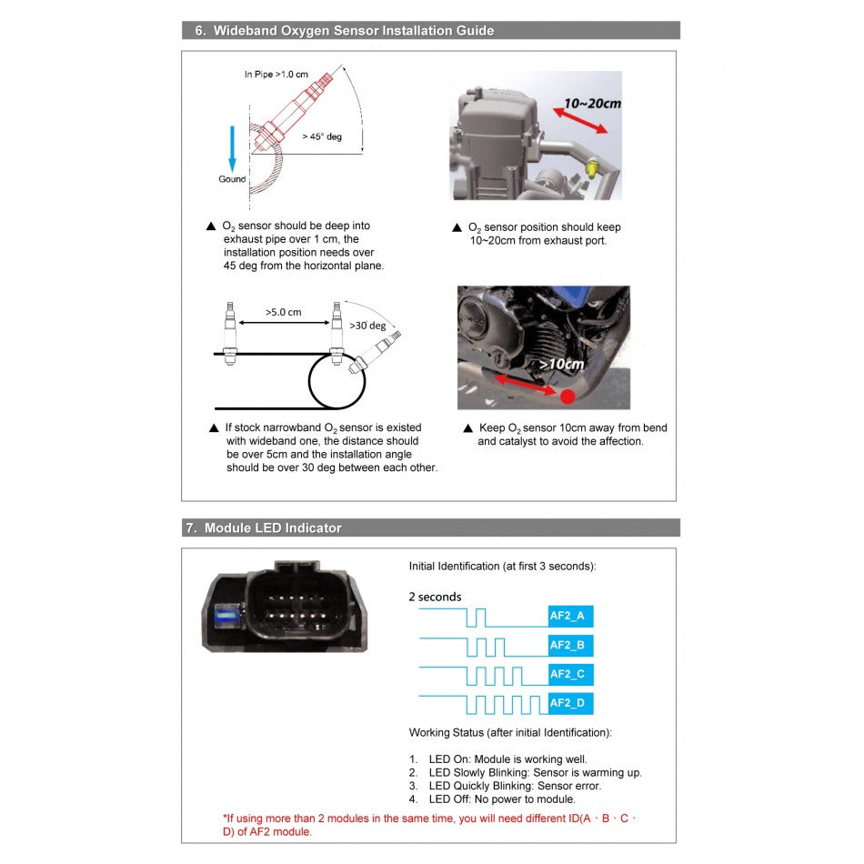 aRacer AF2 Professional Wideband AFR Module LSU 4.9 O2