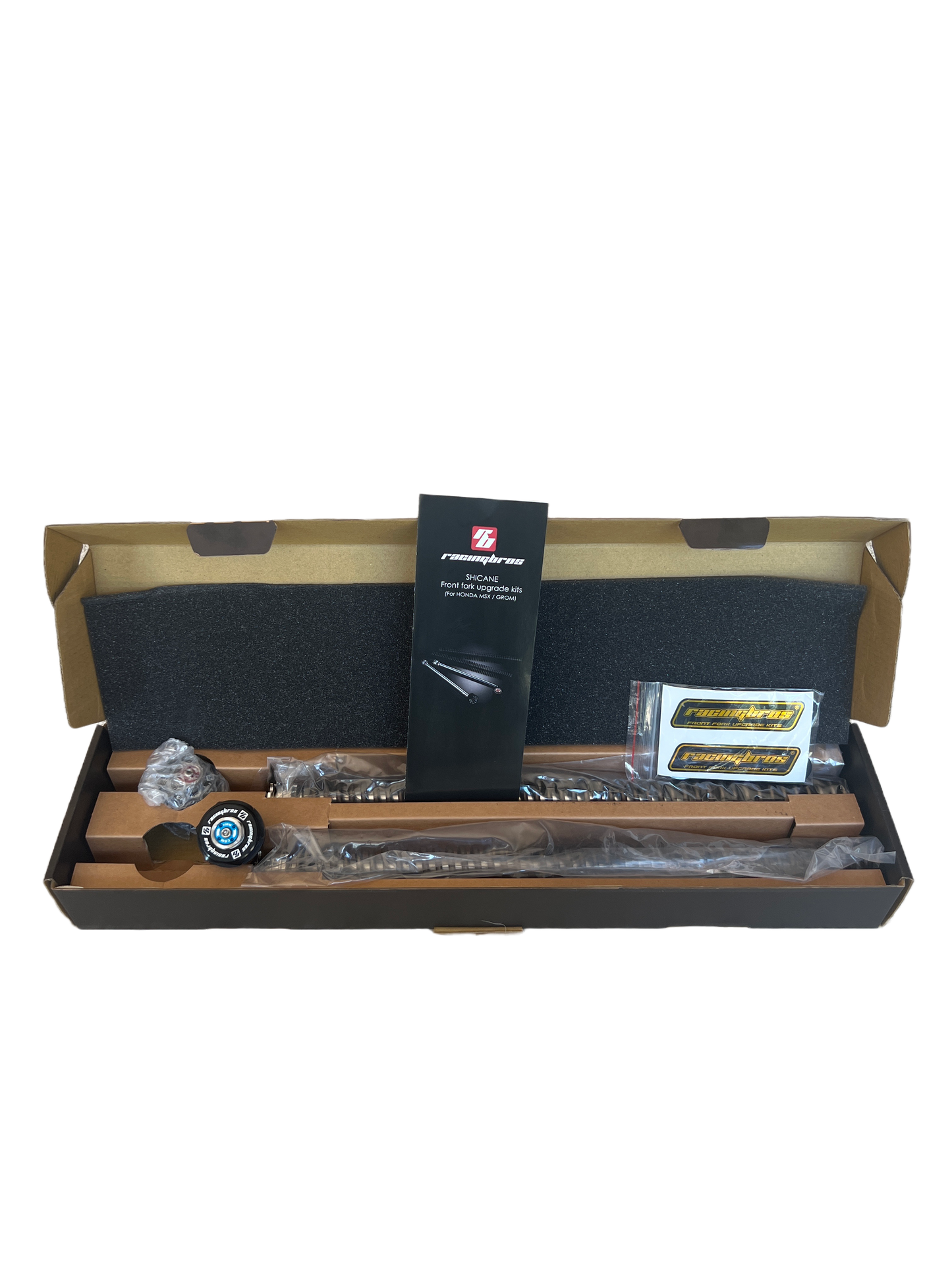 RACINGBROS ADJUSTABLE FRONT FORK KIT 2014-2025 HONDA GROM 2019+ MONKEY 125 - Howling Moto