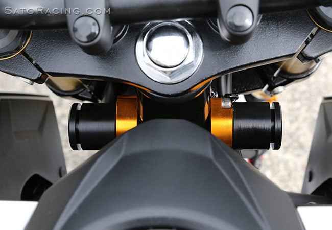 Sato Racing Honda Grom Handle Stoppers 2013 - 2020 - Howling Moto