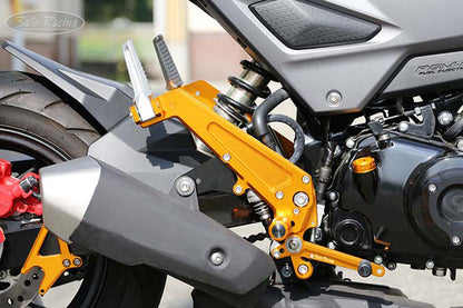 Sato Racing Rear Sets and Tandem Brackets Honda Grom (2016-2020) - Howling Moto