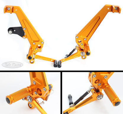 Sato Racing Rear Sets and Tandem Brackets Honda Grom (2016-2020) - Howling Moto