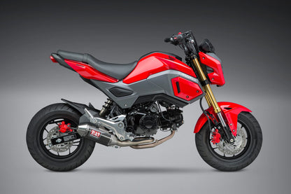 Yoshimura GROM 17-20 RACE MINI RS-2 STAINLESS FULL EXHAUST, W/ CARBON FIBER MUFFLER - Howling Moto